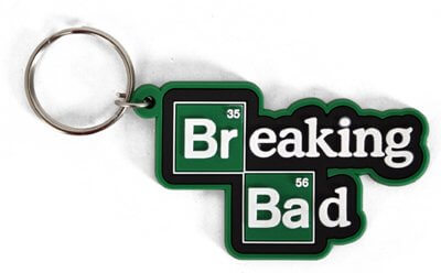 breaking bad portachiavi in gomma