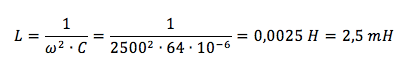 calcolo induttanza circuito lc