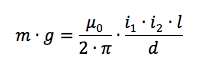 Condizione di equilibrio piatti elettrodinamometro assoluto