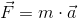 F = m x a