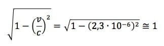 fattore di Lorentz calcoli