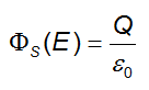 flusso del campo elettrico