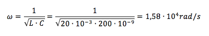 frequenza circuito rlc