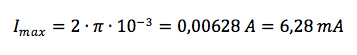 Massima corrente di spostamento