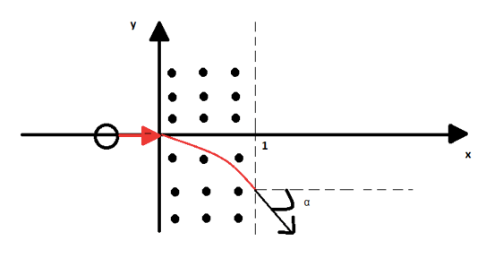 Moto di un protone in un campo magnetico