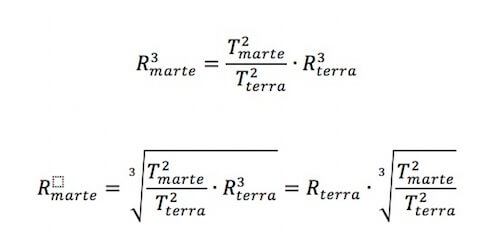 raggio dell'orbita di Marte