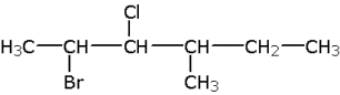 2-bromo-3-cloro-4-metilesano