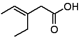 acido (Z)-3-etil-3-pentenoico