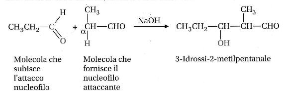 condensazione aldolica su propanale