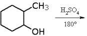 metilcicloesanolo + H2SO4