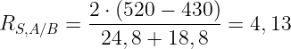 Risoluzione tra A e B