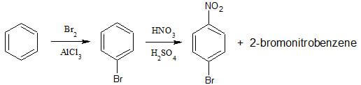 sintesi 4-nitrobenzene
