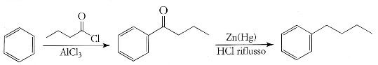 sintesi n-butilbenzene